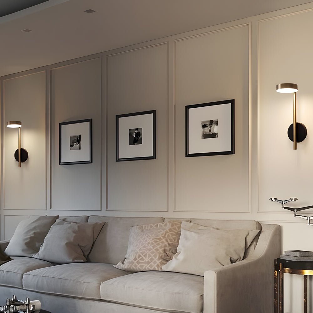 FENWICK ADJUSTABLE CIRCULAR LED WALL LANTERN