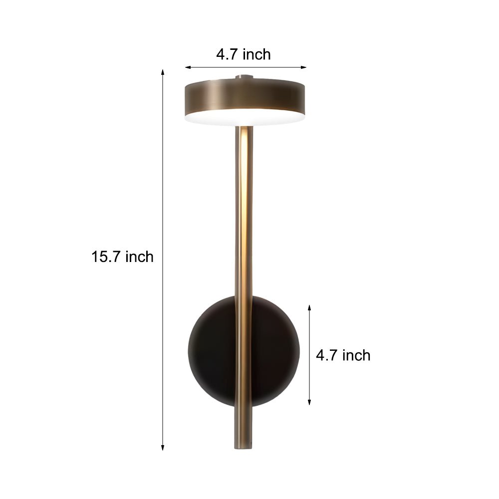 FENWICK ADJUSTABLE CIRCULAR LED WALL LANTERN