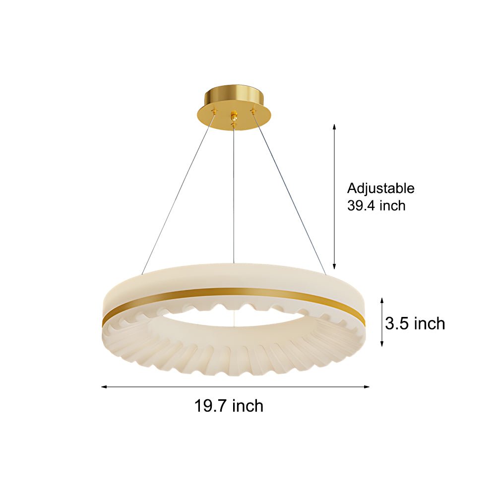 WINDSOR CLOUD CIRCLE DIMMABLE LED CHANDELIER