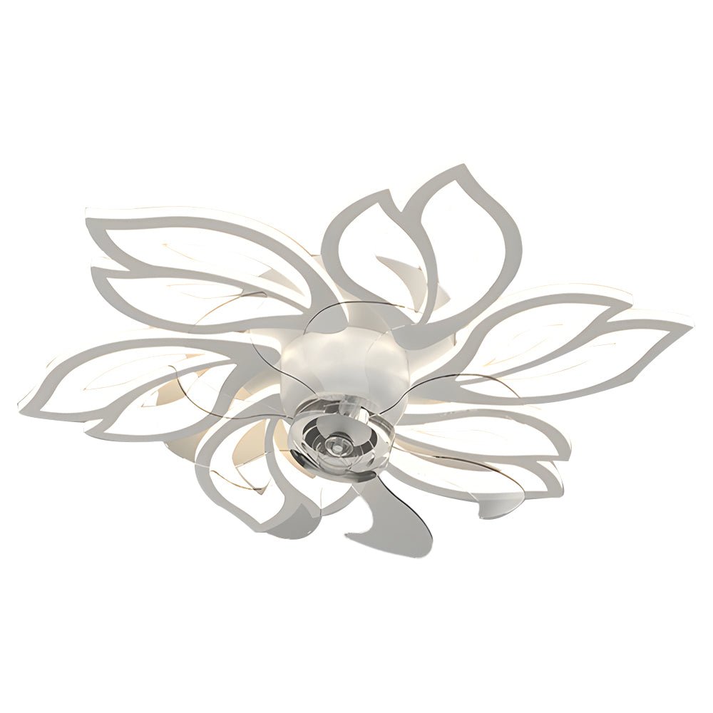FELICITY BLOOM THREE-TIER DIMMER CEILING FAN WITH INTEGRATED LIGHTING