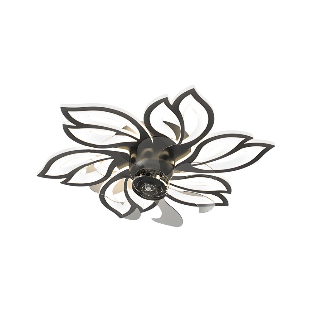 FELICITY BLOOM THREE-TIER DIMMER CEILING FAN WITH INTEGRATED LIGHTING
