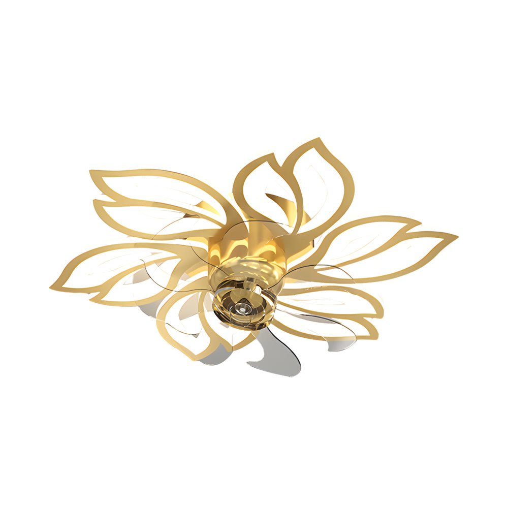 FELICITY BLOOM THREE-TIER DIMMER CEILING FAN WITH INTEGRATED LIGHTING