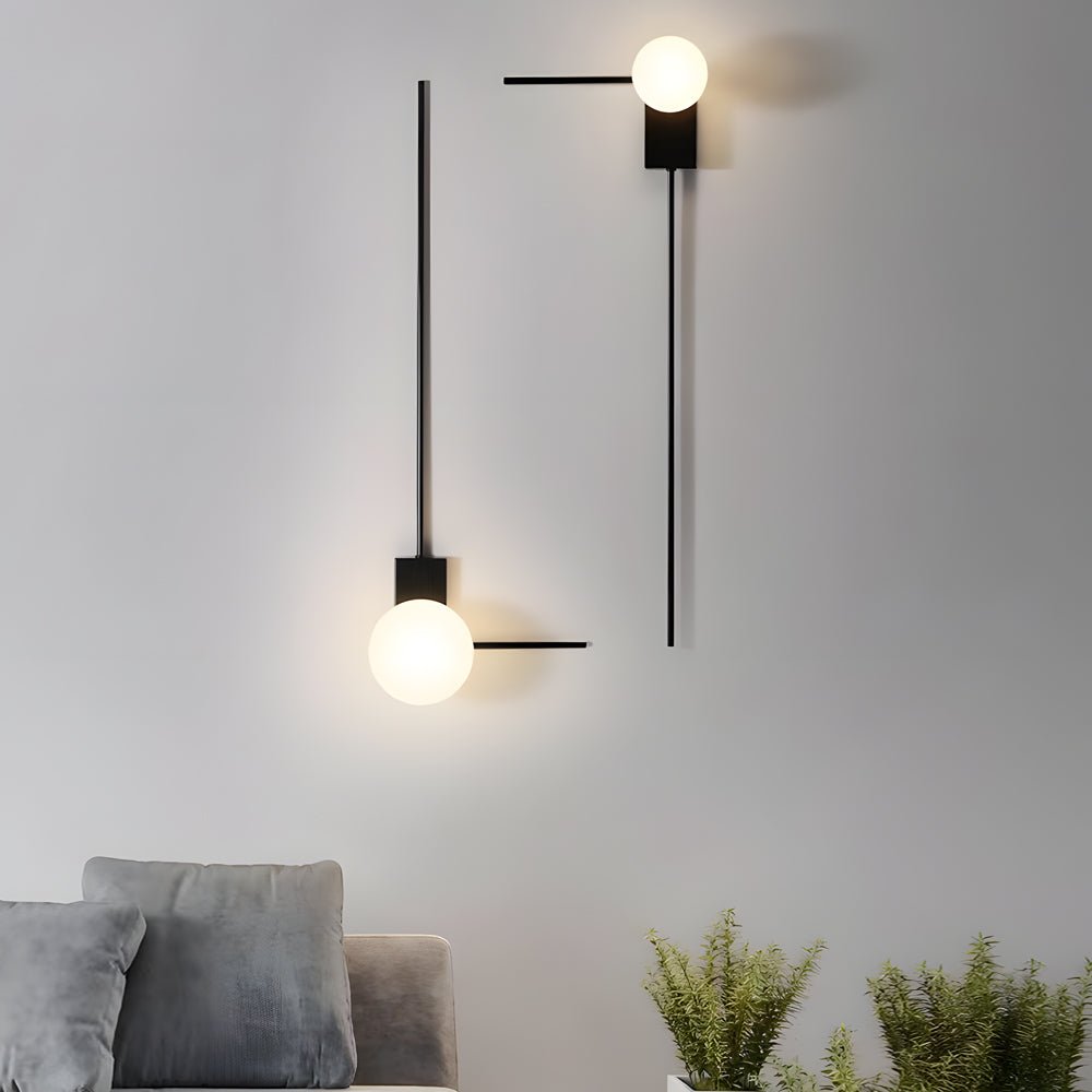 FENWICK ORBITAL GLASS BEDROOM SCONCE