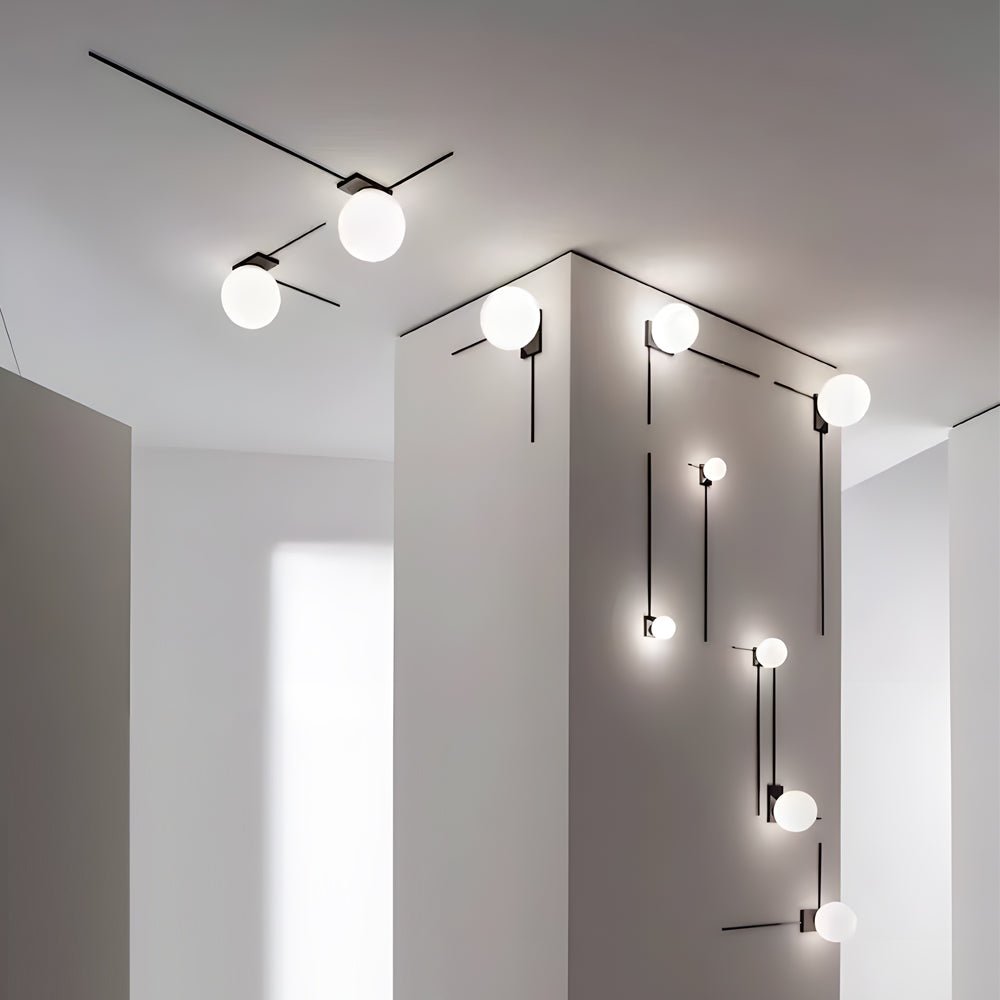 FENWICK ORBITAL GLASS BEDROOM SCONCE