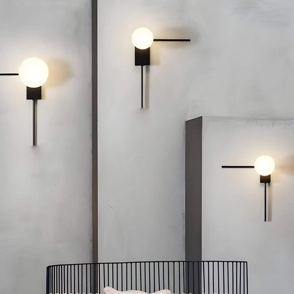 FENWICK ORBITAL GLASS BEDROOM SCONCE