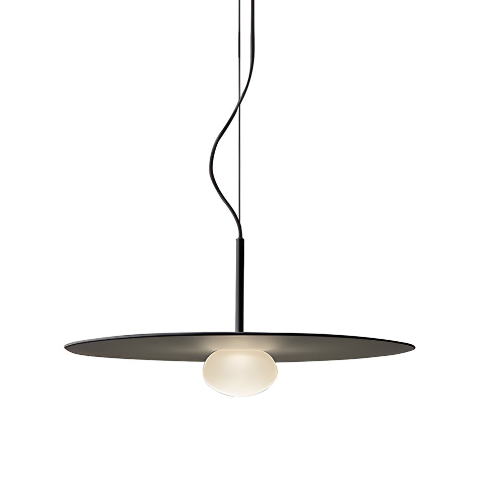 WINDSOR GLASS ORB LUMINAIRE WITH IRON FRAME