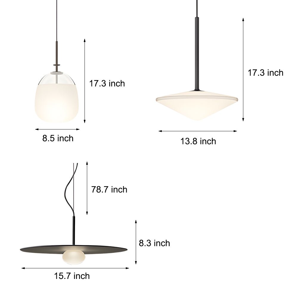 WINDSOR GLASS ORB LUMINAIRE WITH IRON FRAME