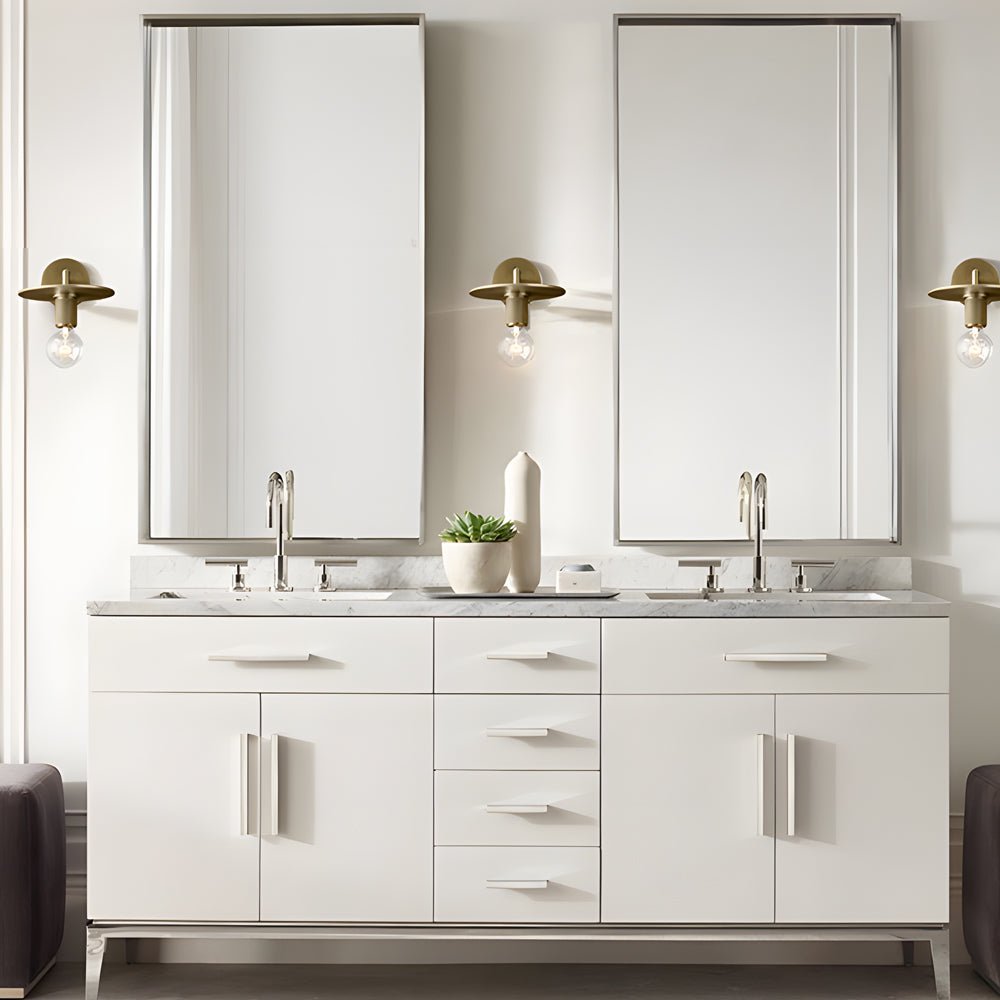 WINTHROP CLEAR GLASS WALL SCONCE