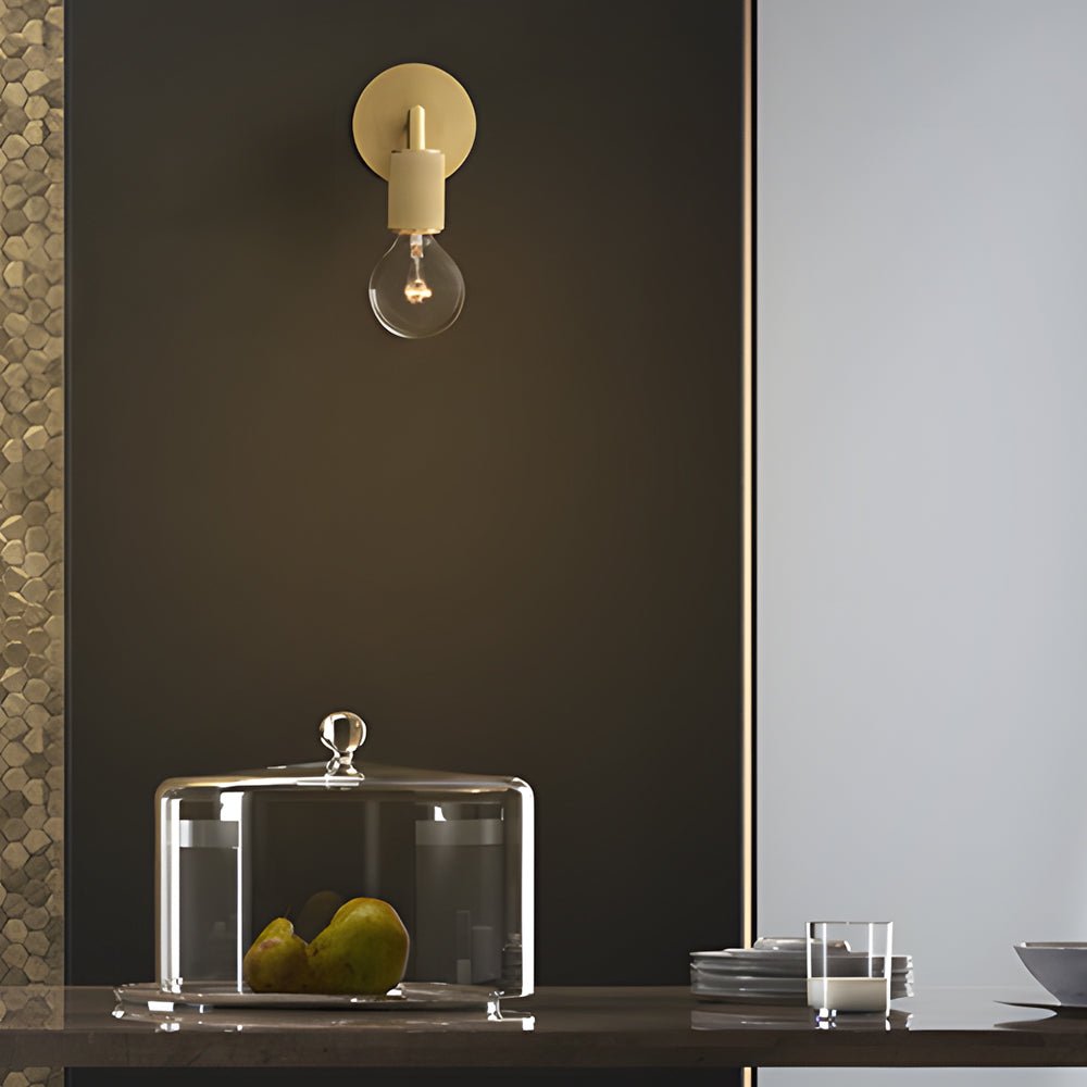 WINTHROP CLEAR GLASS WALL SCONCE