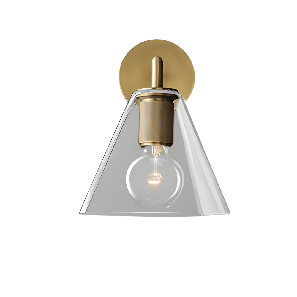 WINTHROP CLEAR GLASS WALL SCONCE
