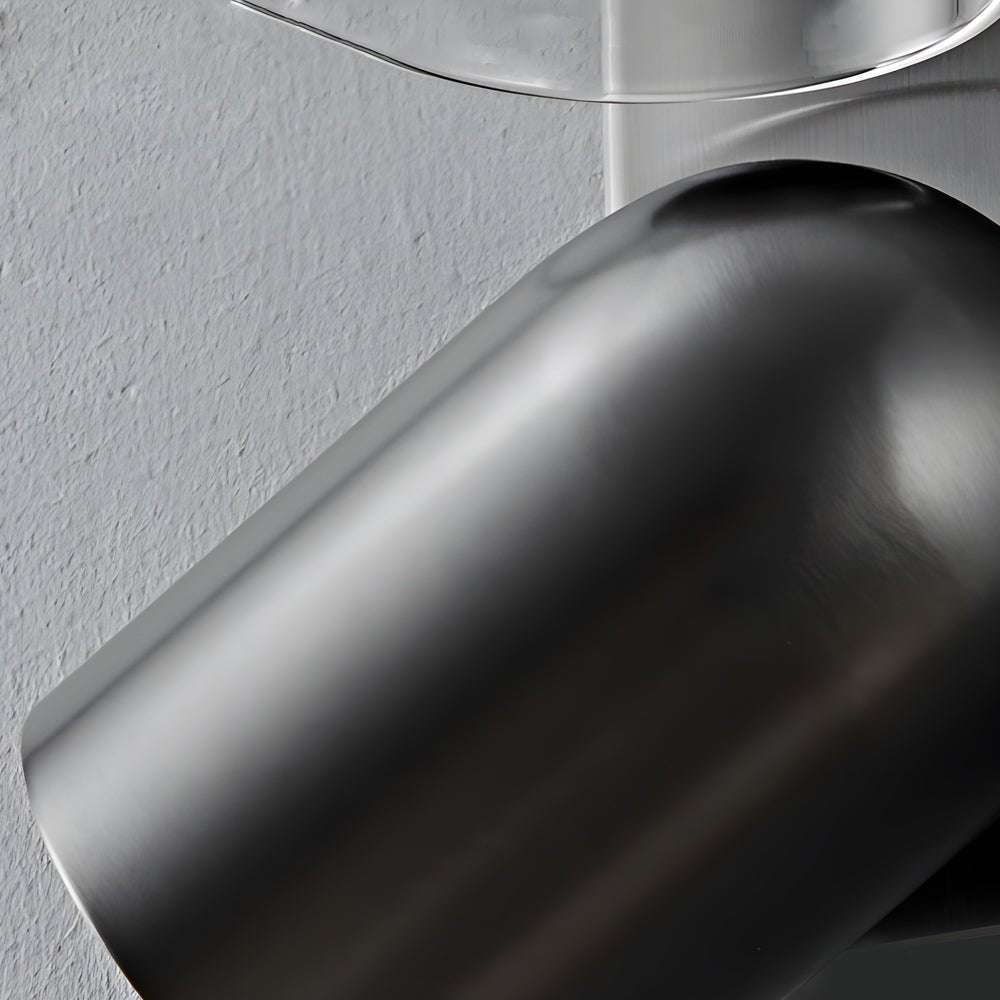 WINTHORPE ADJUSTABLE IRON WALL SCONCE WITH CYLINDRICAL SHADE