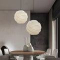 FENWICK IRON AND SILK ORB LIGHTING SCULPTURE