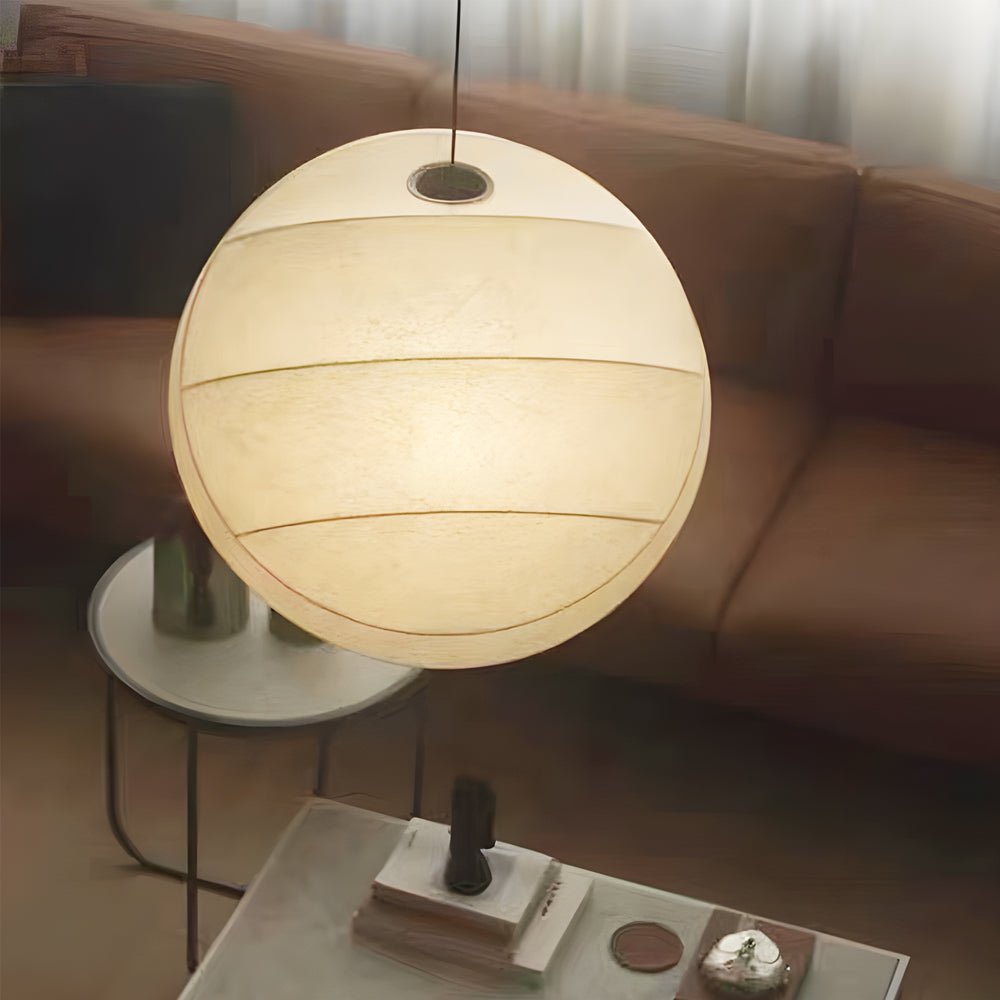 FENWICK IRON AND SILK ORB LIGHTING SCULPTURE