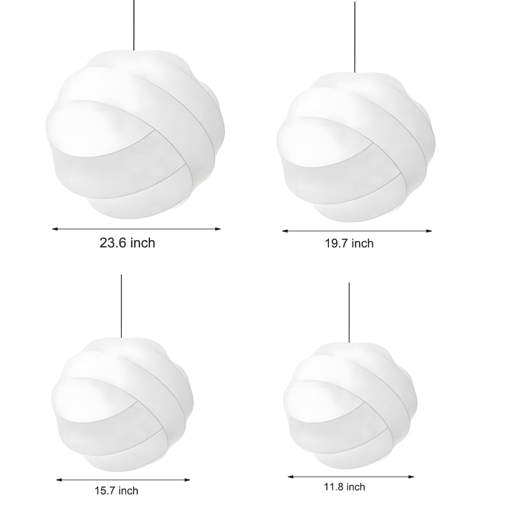 FENWICK IRON AND SILK ORB LIGHTING SCULPTURE