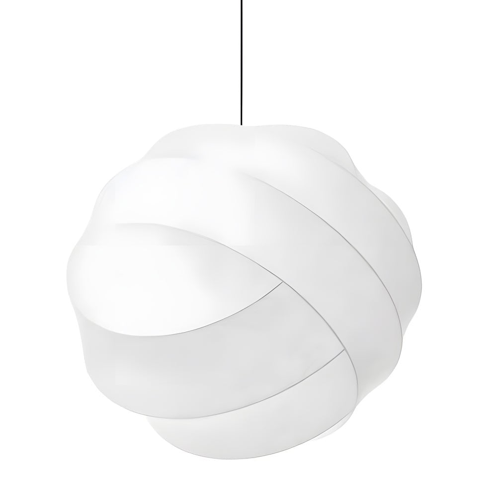 FENWICK IRON AND SILK ORB LIGHTING SCULPTURE