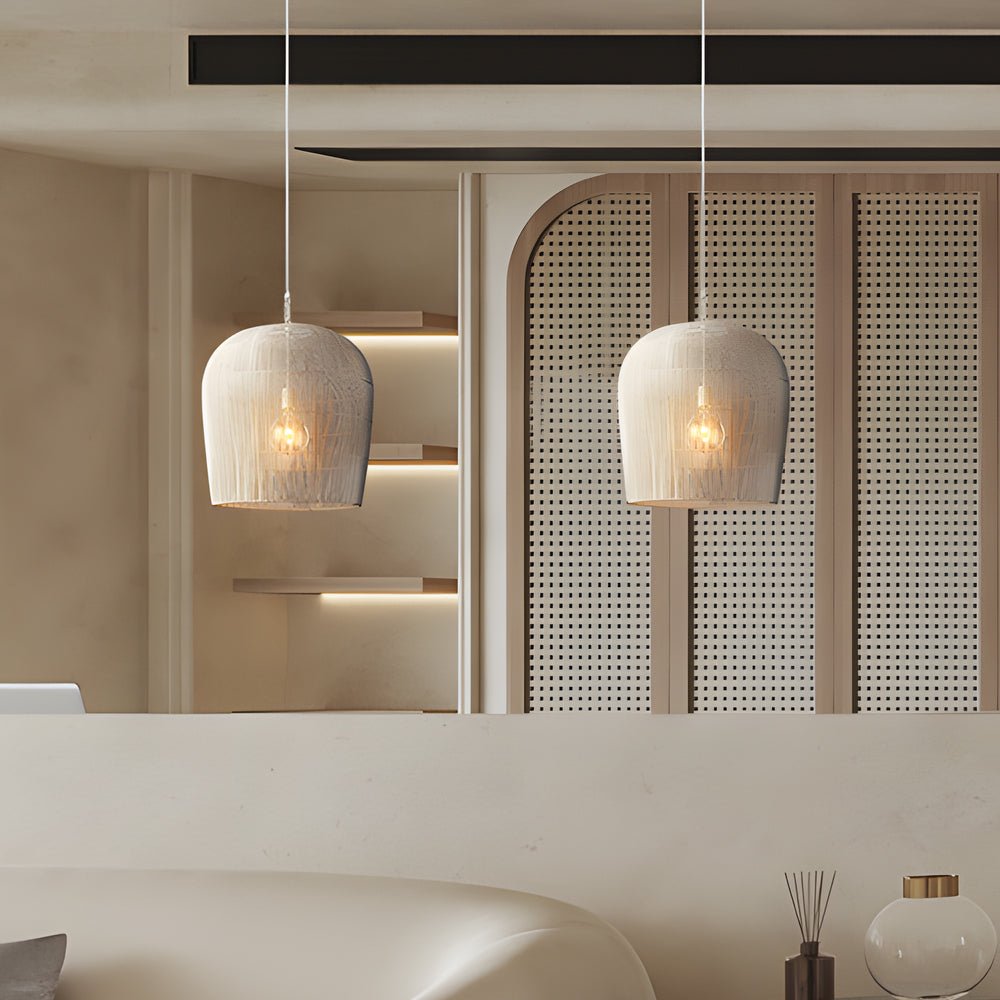 THISTLEWICK IRON WOVEN ZEN LIGHTING CANOPY