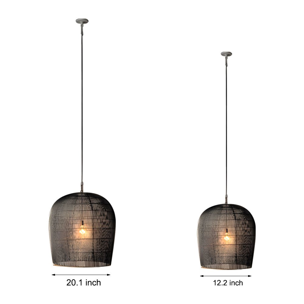 THISTLEWICK IRON WOVEN ZEN LIGHTING CANOPY