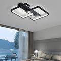 WINDSOR BLACK SQUARE CEILING LANTERN WITH TRIPLE DIMMING OPTIONS