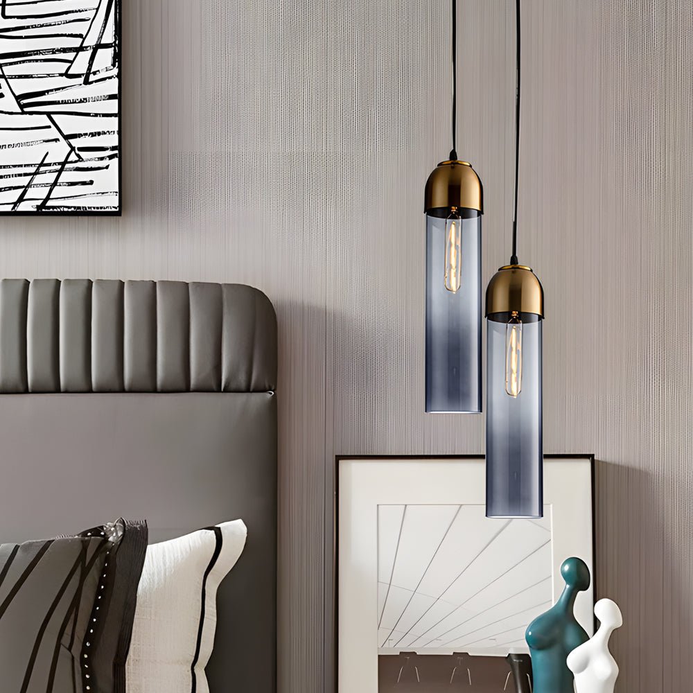 WINTERBOURNE TUBE GLASS PENDANT LIGHT