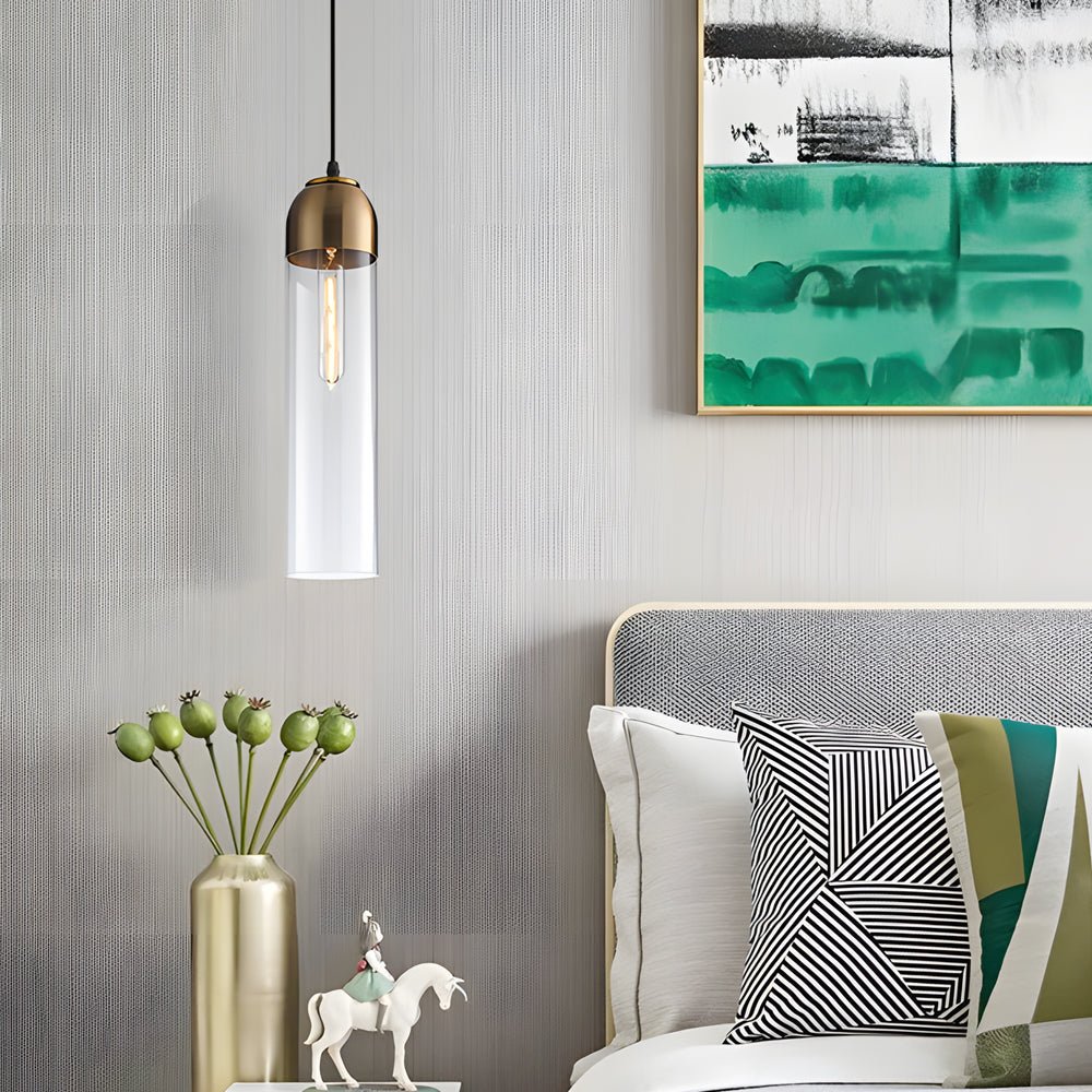 WINTERBOURNE TUBE GLASS PENDANT LIGHT