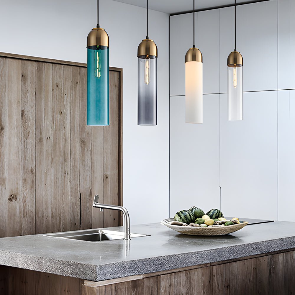 WINTERBOURNE TUBE GLASS PENDANT LIGHT
