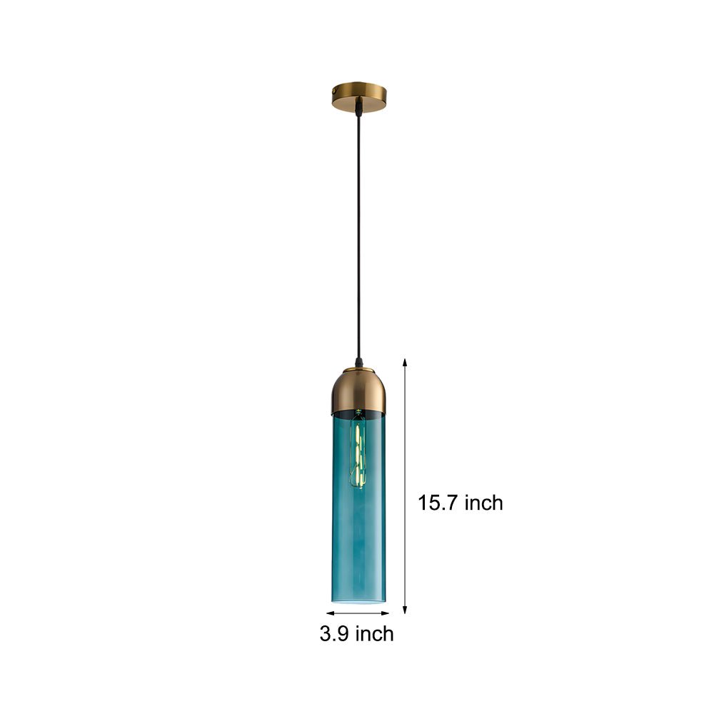 WINTERBOURNE TUBE GLASS PENDANT LIGHT