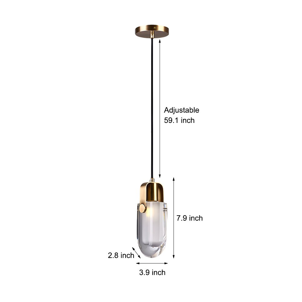 BRAMBLETON CRYSTAL GLOW 3-TIER DIMMING PENDANT LIGHT