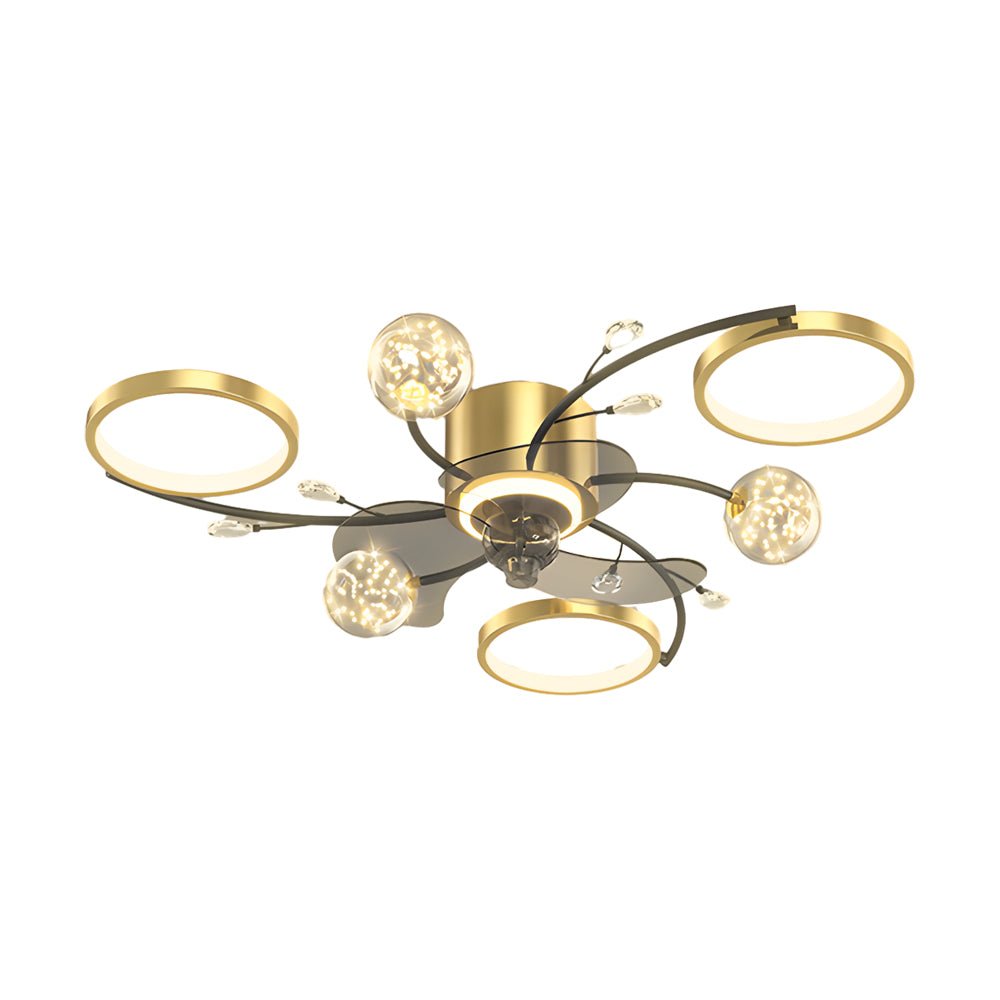 WHITBY STARLIGHT TRIO DIMMER CEILING FAN & LIGHT