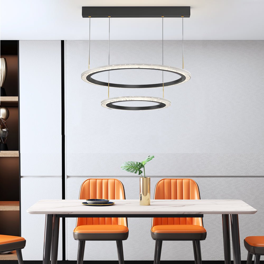 WINTHROP TRIO DIMENSIONAL CIRCLE CHANDELIER