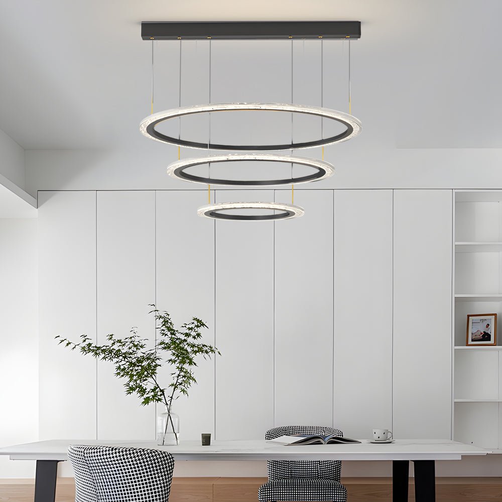 WINTHROP TRIO DIMENSIONAL CIRCLE CHANDELIER