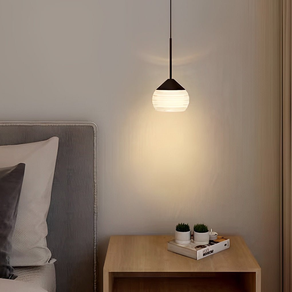 WINCHESTER ACRYLIC ORB LUMINAIRE WITH SCREW THREAD DETAIL