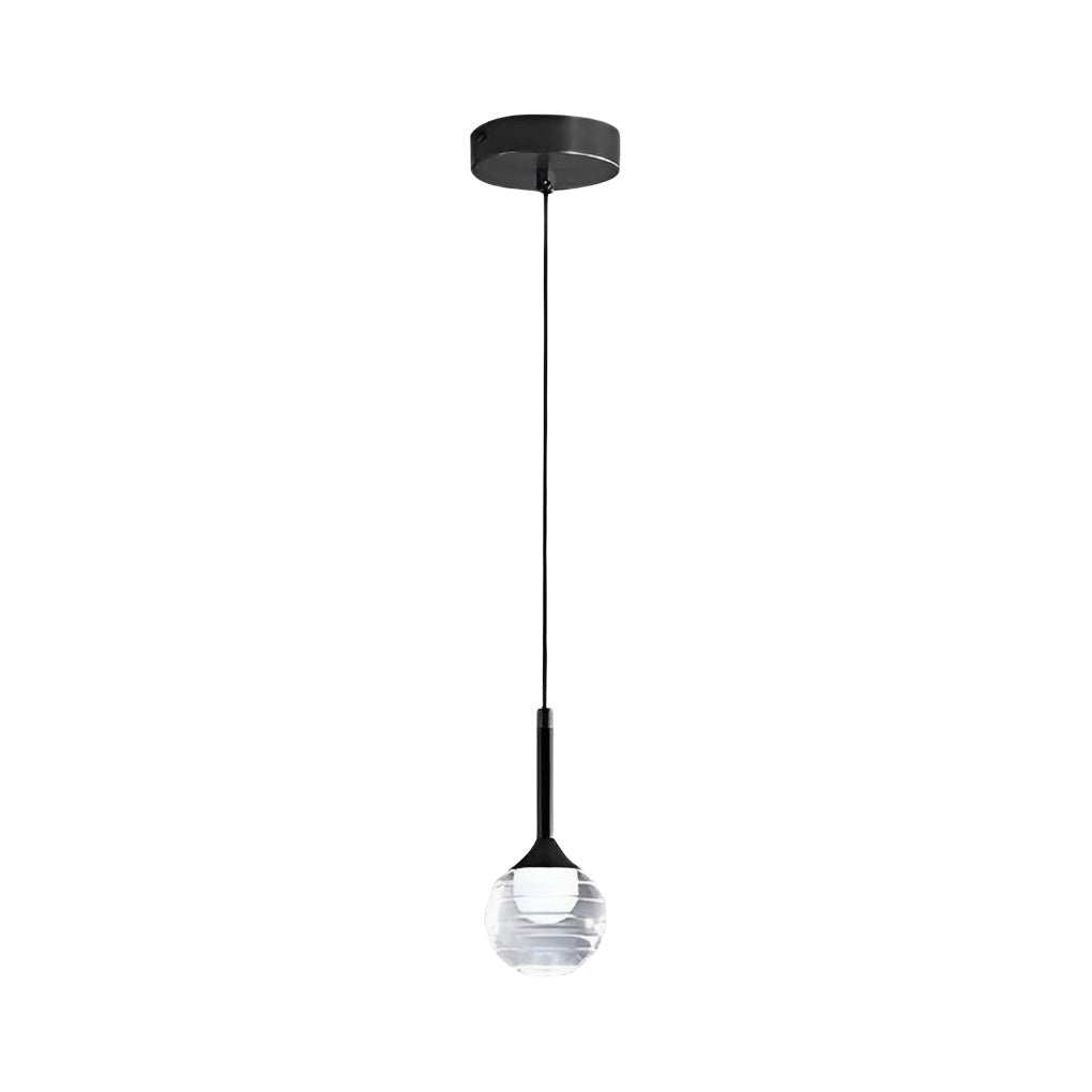 WINCHESTER ACRYLIC ORB LUMINAIRE WITH SCREW THREAD DETAIL