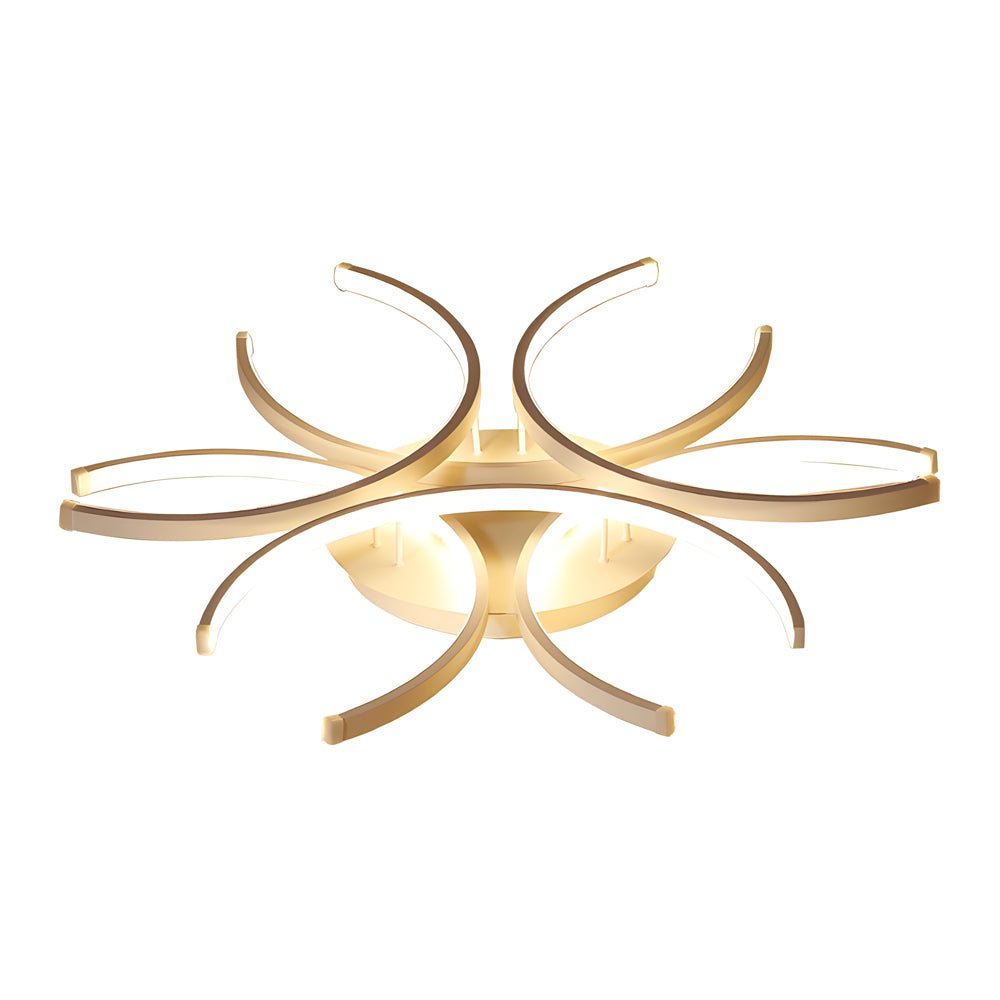 FENWICK SEMI-CIRCULAR FLORAL LED CEILING LUMINAIRE