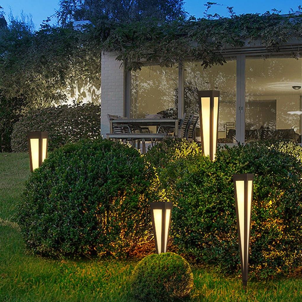 CHARLESTON SOLAR RAINBOW PATH LIGHT WITH CONICAL BASE