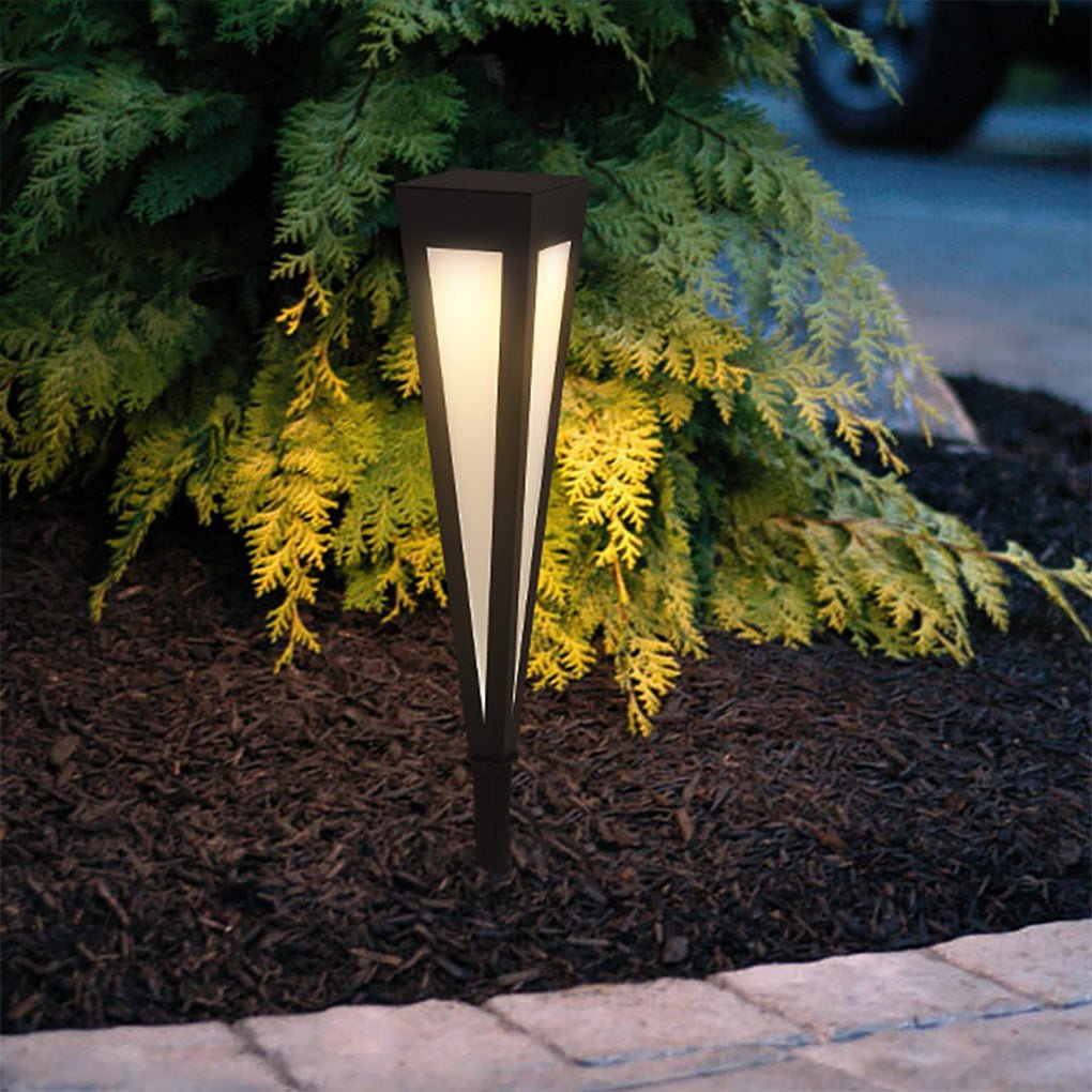 CHARLESTON SOLAR RAINBOW PATH LIGHT WITH CONICAL BASE