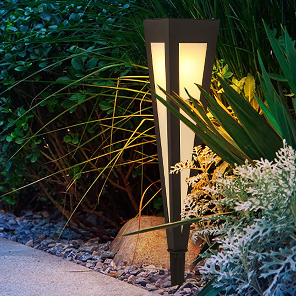 CHARLESTON SOLAR RAINBOW PATH LIGHT WITH CONICAL BASE