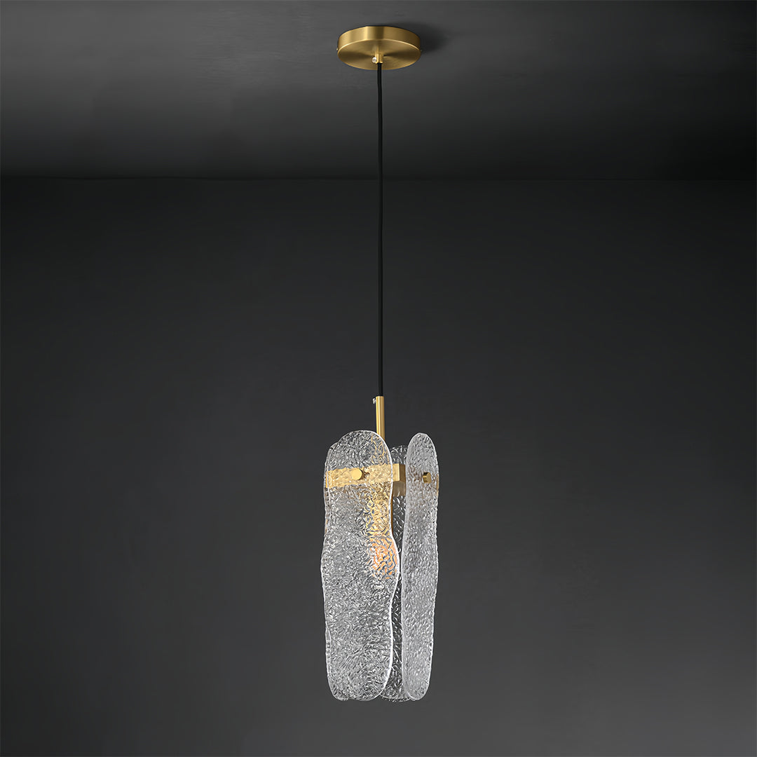 WINDSOR GLEAM ADJUSTABLE BRASS PENDANT LIGHT