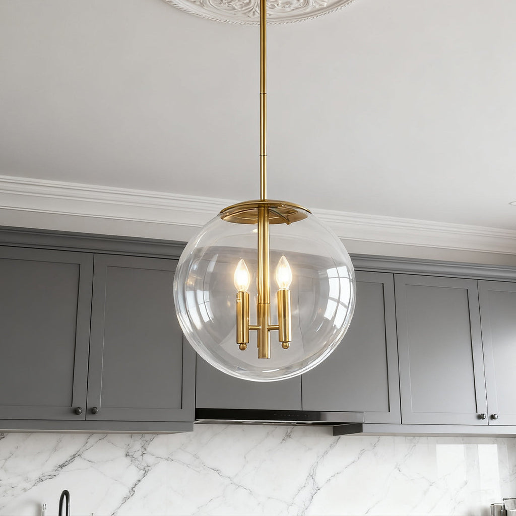 WINDSOR CRYSTAL ORB CEILING LAMP