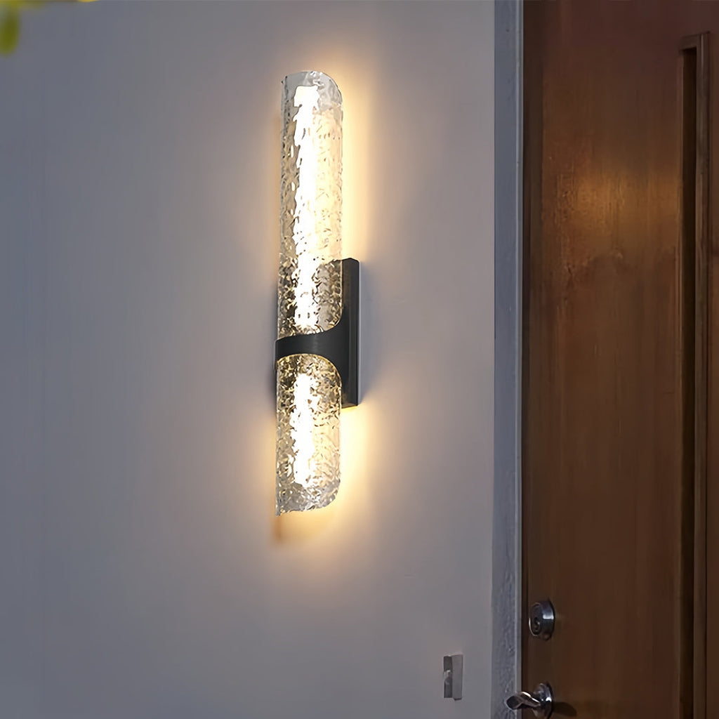 RAVENHURST BLACK OUTDOOR LED WALL APLIQUE, WEATHER-RESISTANT LIGHTING