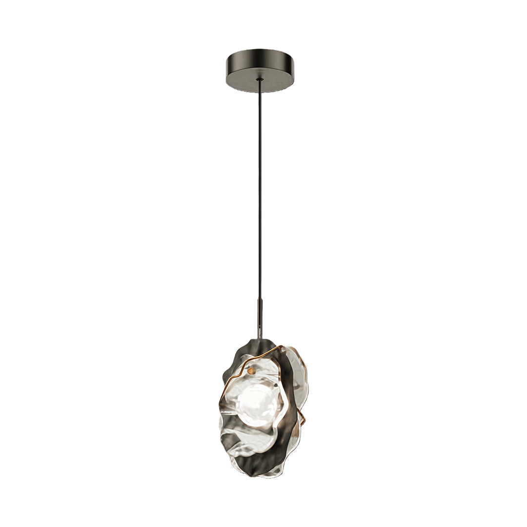BRAMBLETON GLASS HANGING LIGHT WITH ADJUSTABLE HEIGHT