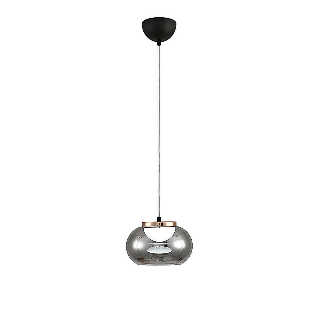 WINDSOR GRAY ORB METAL CEILING LANTERN