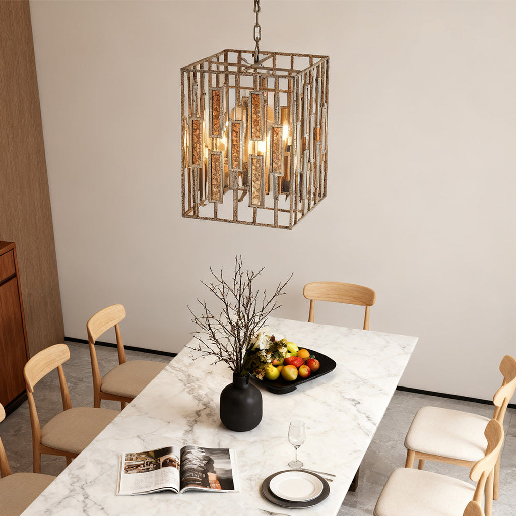 WINTHROP COPPER FRAME HANGING LANTERN