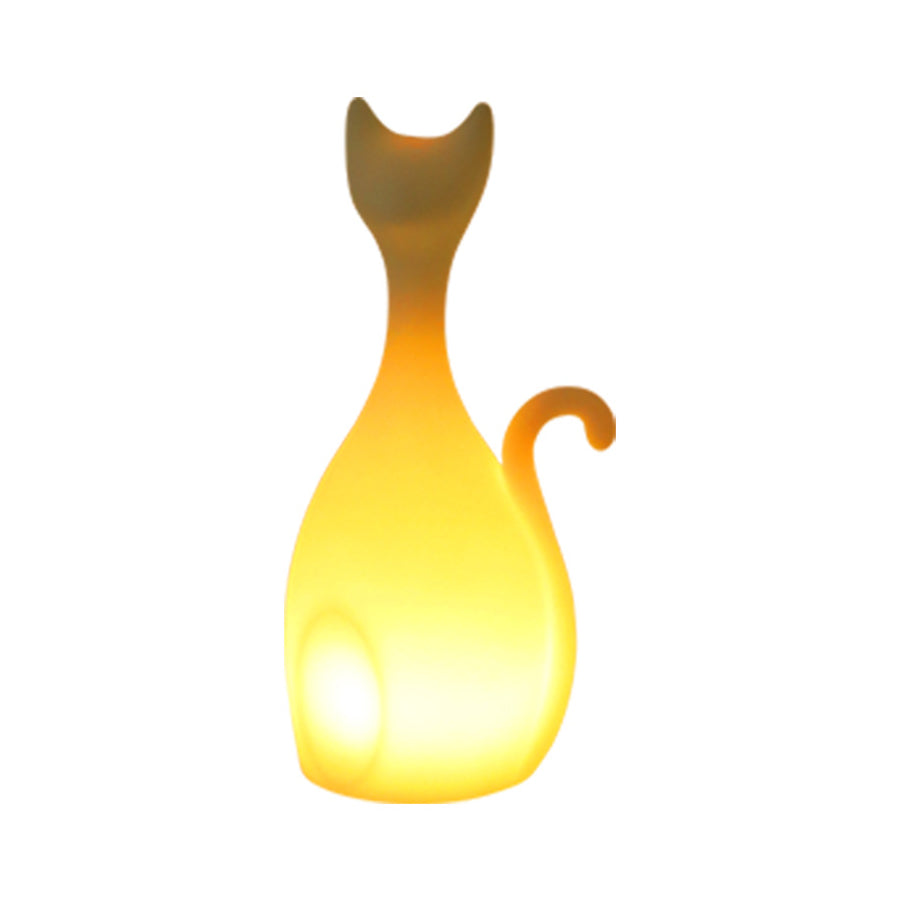 WHISPERING WILLOWS Feline Solar Illumination Sculpture