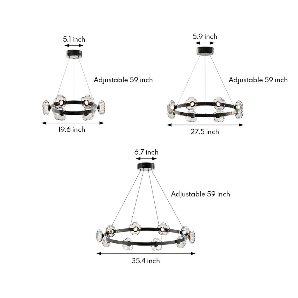 FENWICK CRYSTAL ORB CEILING LUMINAIRE