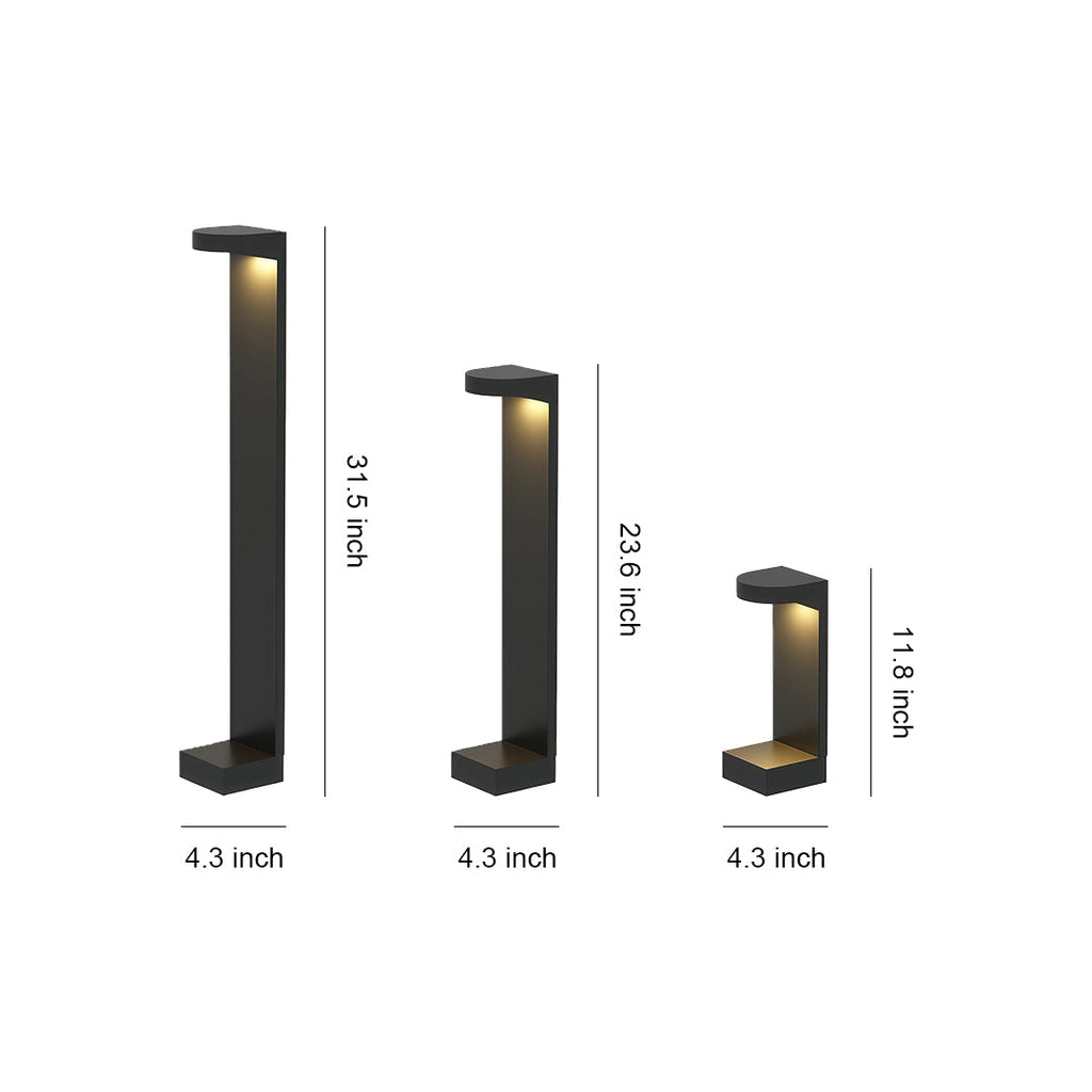 WINDSOR GARDEN PATHWAY LANTERN - Sleek Waterproof LED Outdoor Illumination