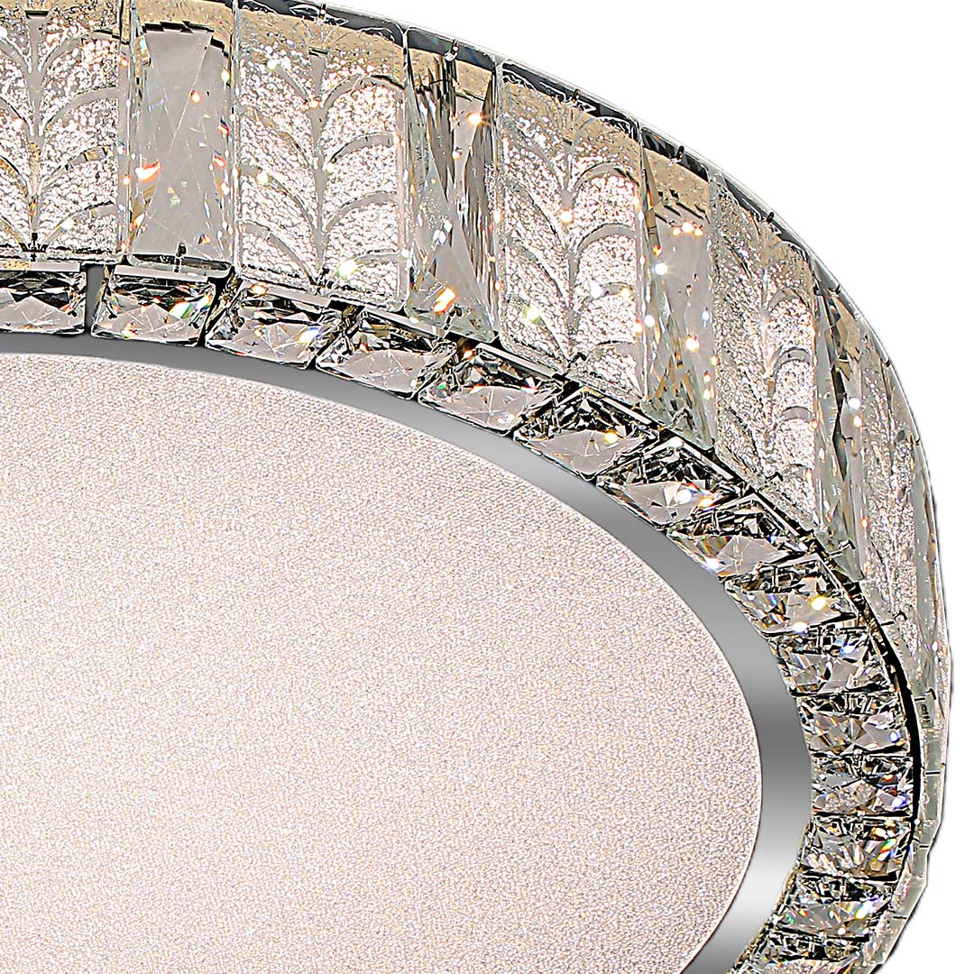 WINTHORPE RADIANT CRYSTAL FLUSH CEILING LIGHT