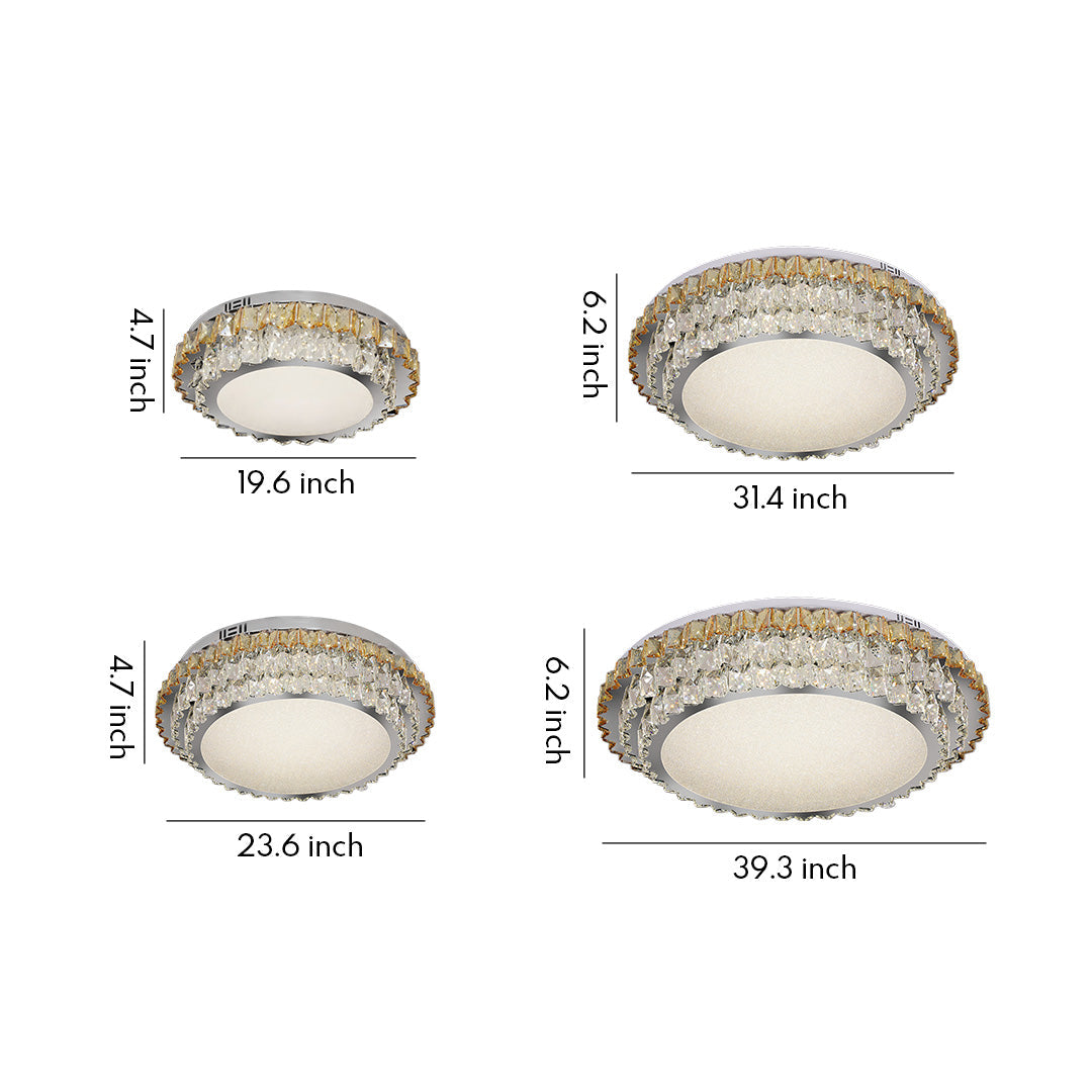 FENWICK CRYSTAL HALO FLUSH LIGHT