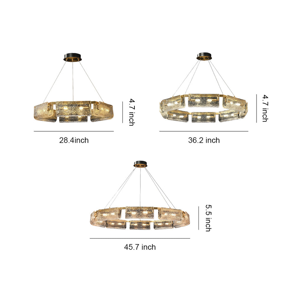 WINTHROP RECTANGULAR GLASS CEILING LANTERN IN BRASS