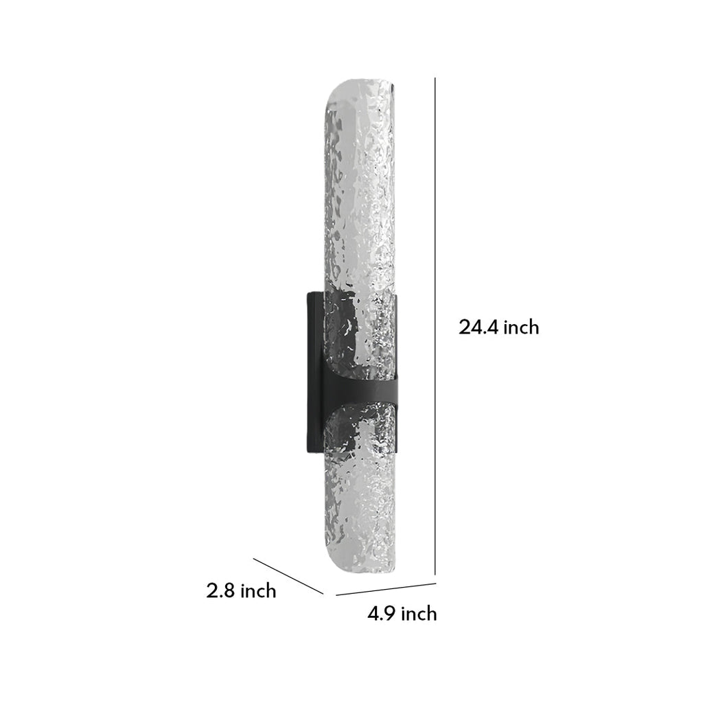 RAVENHURST BLACK OUTDOOR LED WALL APLIQUE, WEATHER-RESISTANT LIGHTING