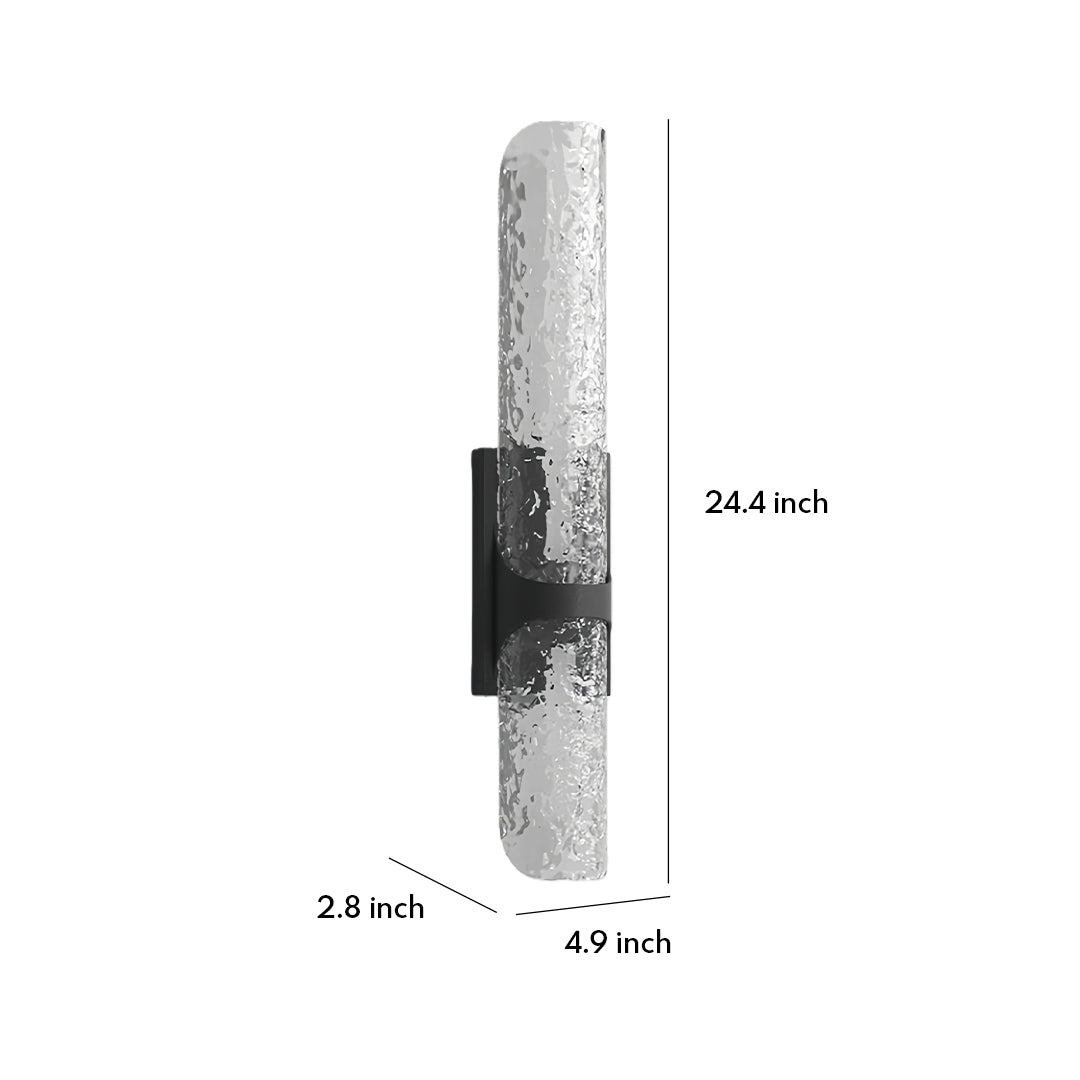 RAVENHURST BLACK OUTDOOR LED WALL APLIQUE, WEATHER-RESISTANT LIGHTING